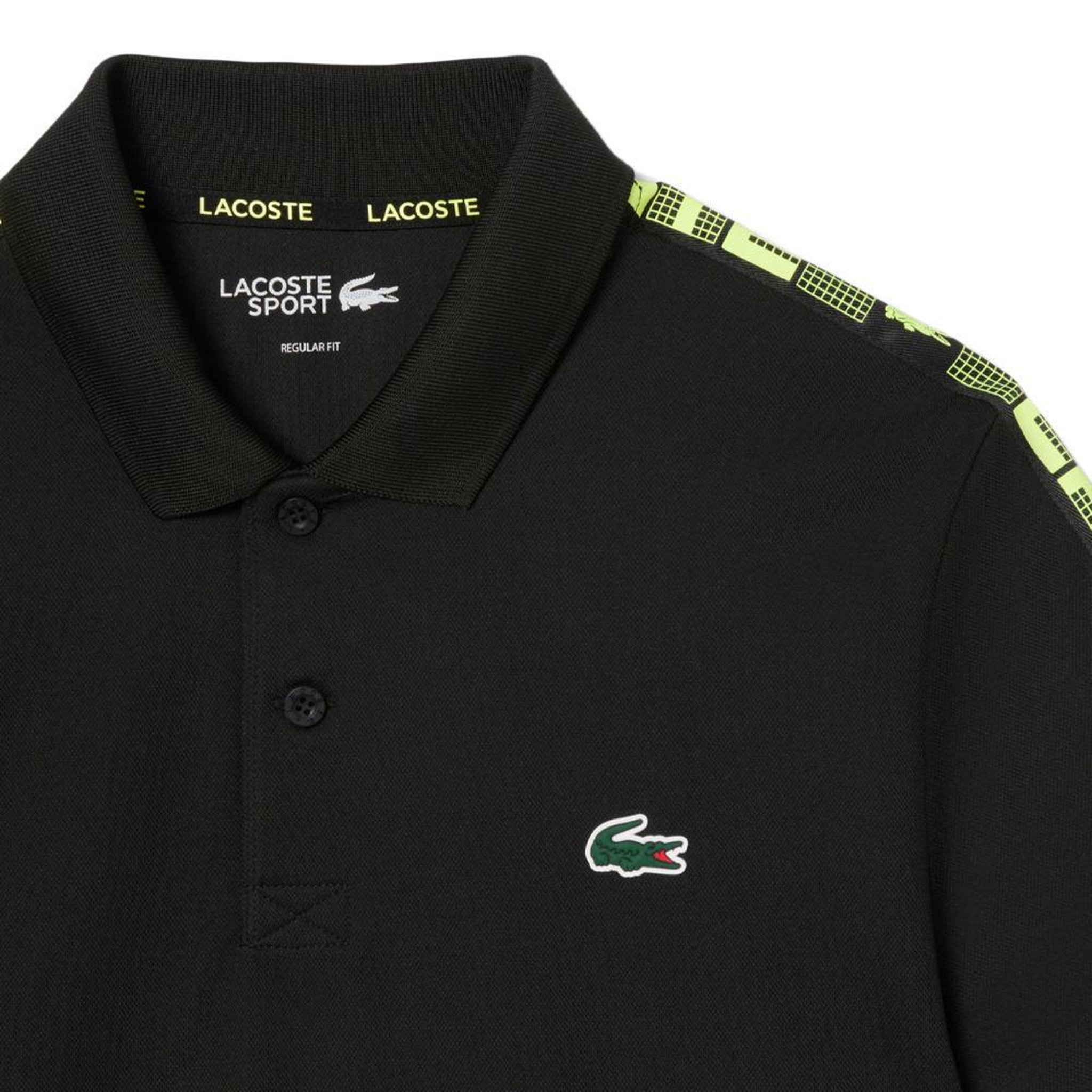 Voir la diapositive 5 : Lacoste Polo de tennis Noir Homme Lacoste Ultra Dry