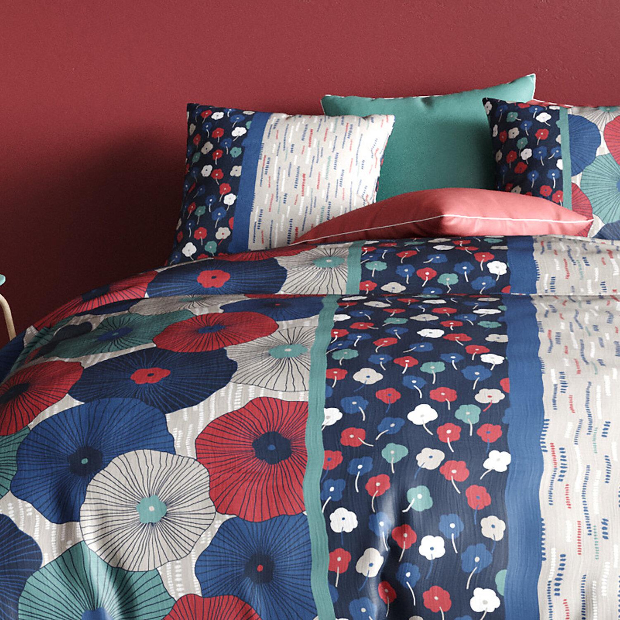 Voir la diapositive 3 : ATELIER DU COTON Parure housse de couette 100% coton 57fils , agueda