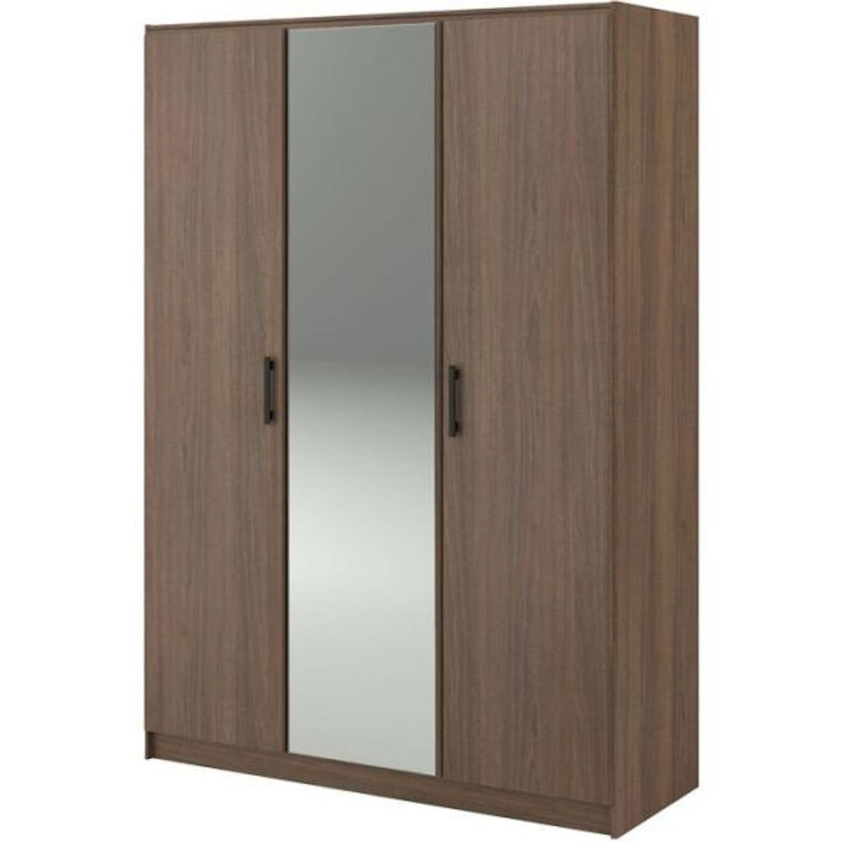 PARISOT Armoire de chambre - AZUKA - Orme torréfié - 3 portes - Style contemporain - 139 x 52 x 197 cm