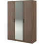 Voir la diapositive 4 : PARISOT Armoire de chambre - AZUKA - Orme torréfié - 3 portes - Style contemporain - 139 x 52 x 197 cm