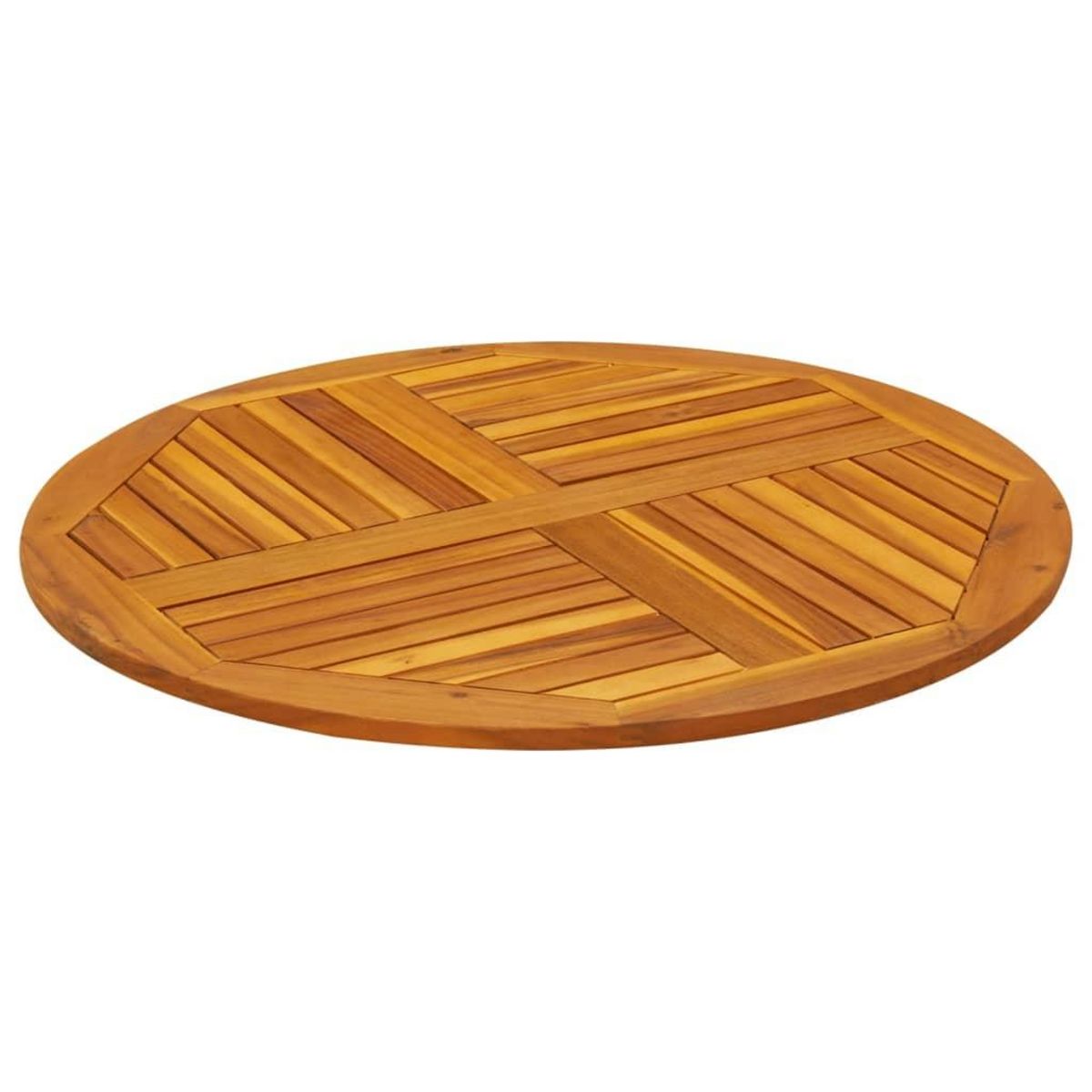 VIDAXL Dessus de table Ø90x2,2 cm rond bois massif d'acacia