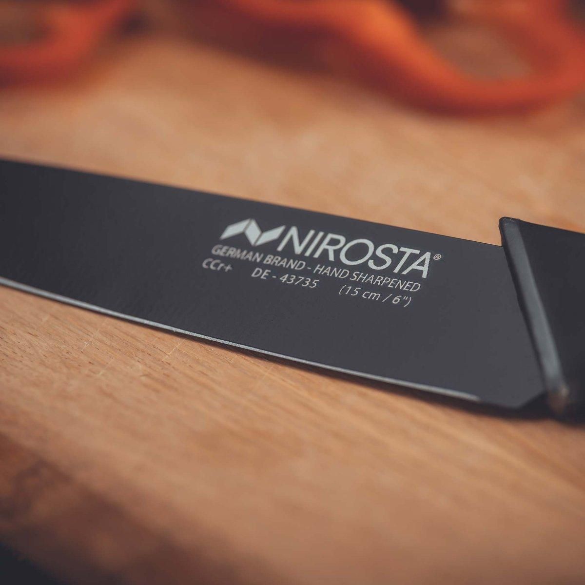 NIROSTA Couteau universel Nirosta Black Edition