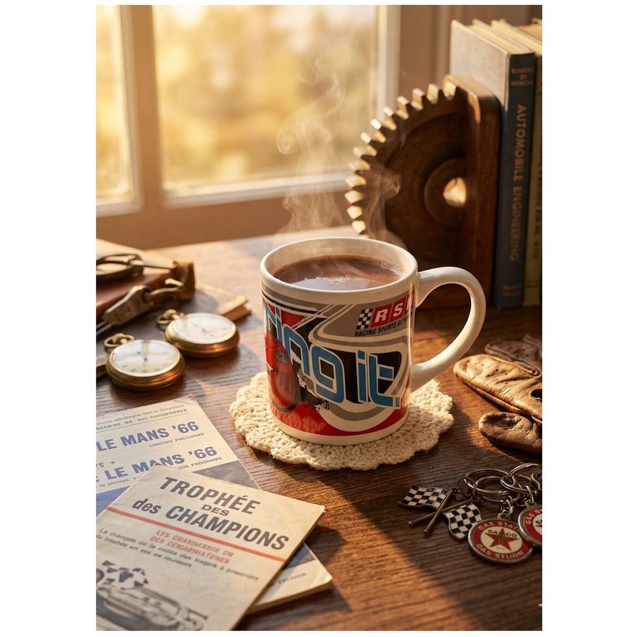 Voir la diapositive 5 : Eden Mug en céramique cars racing sports 8 cm