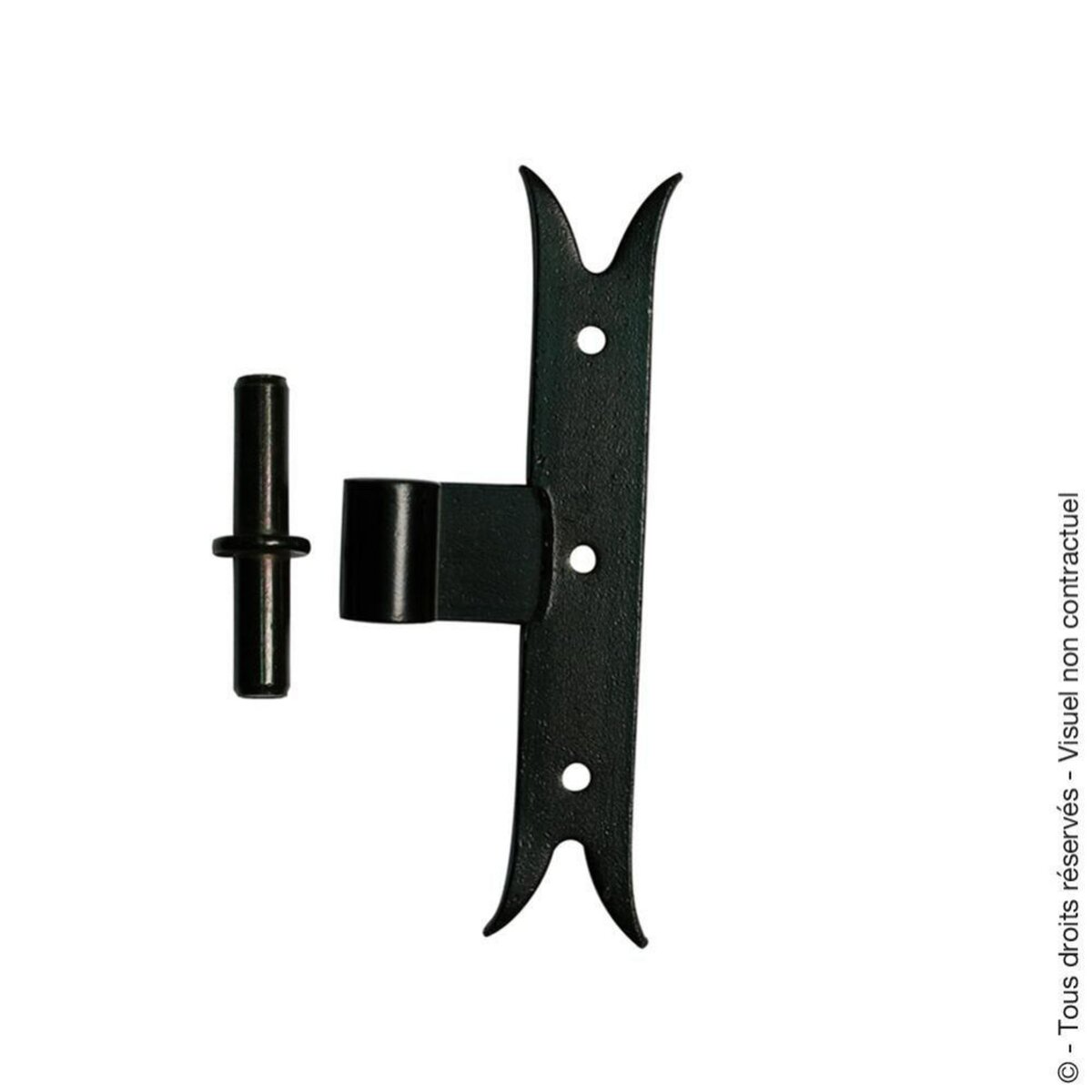 CENTRALE BRICO Gond tableau acier prépeint, H.235x Diam.14 mm