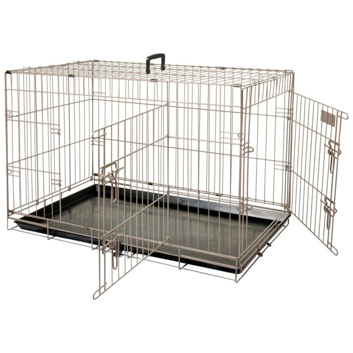 Flamingo FLAMINGO Cage pour animaux Ebo Marron metallise 77 x 47 x 55 cm 517581