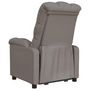 Voir la diapositive 5 : VIDAXL Fauteuil inclinable Taupe Tissu