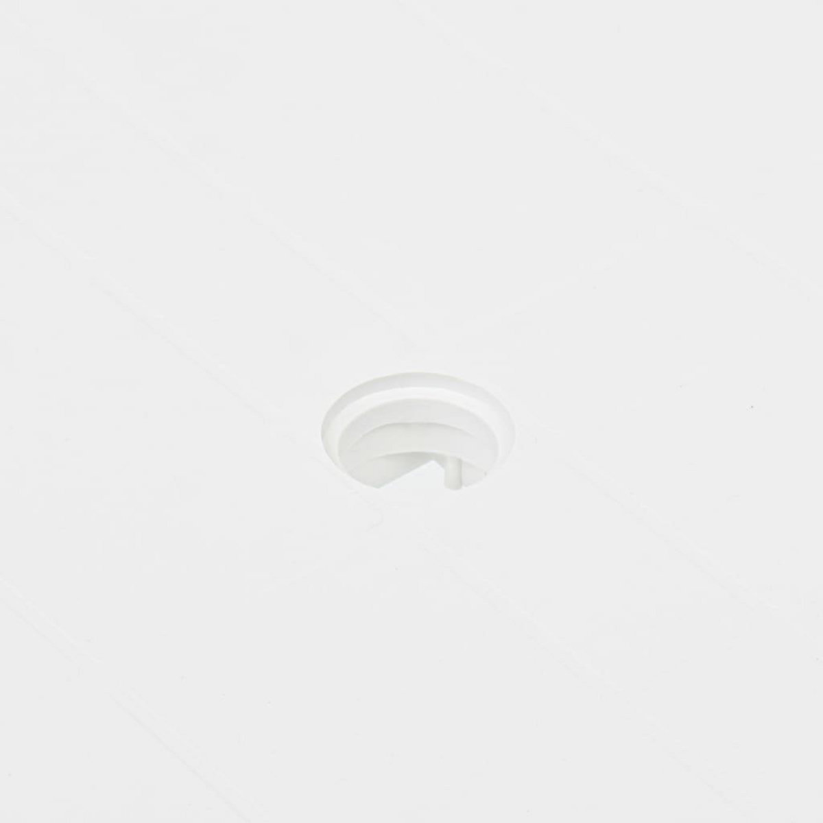 VIDAXL Table de jardin Blanc 80x75x72 cm Plastique