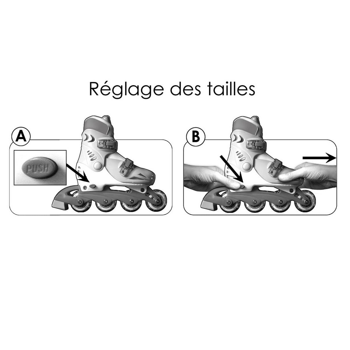 SPIDERMAN Patins en ligne ajustable SPIDERMAN taille 30 à 33