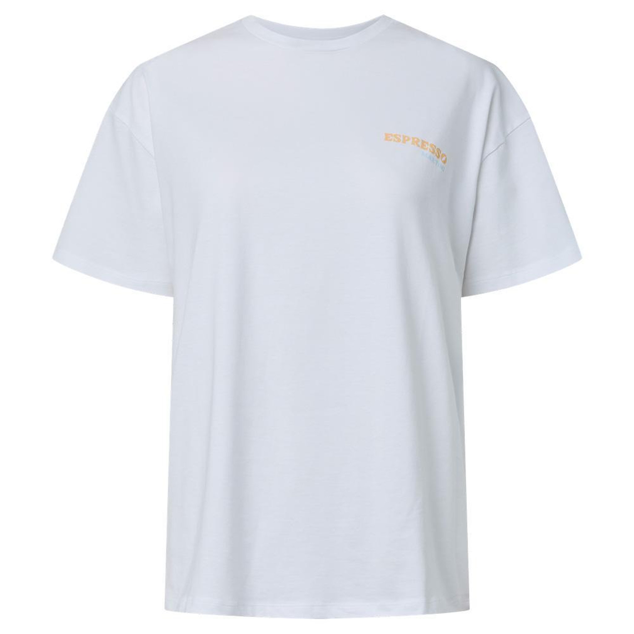 Pieces T-Shirt Blanc Femme Pieces Fasty Oversize. Coloris disponibles : Blanc