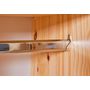 Voir la diapositive 9 : Armoire rustique en pin massif 2 portes  L104cm BASTIAN