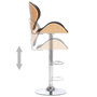 Voir la diapositive 4 : VIDAXL Tabouret de bar Noir Similicuir