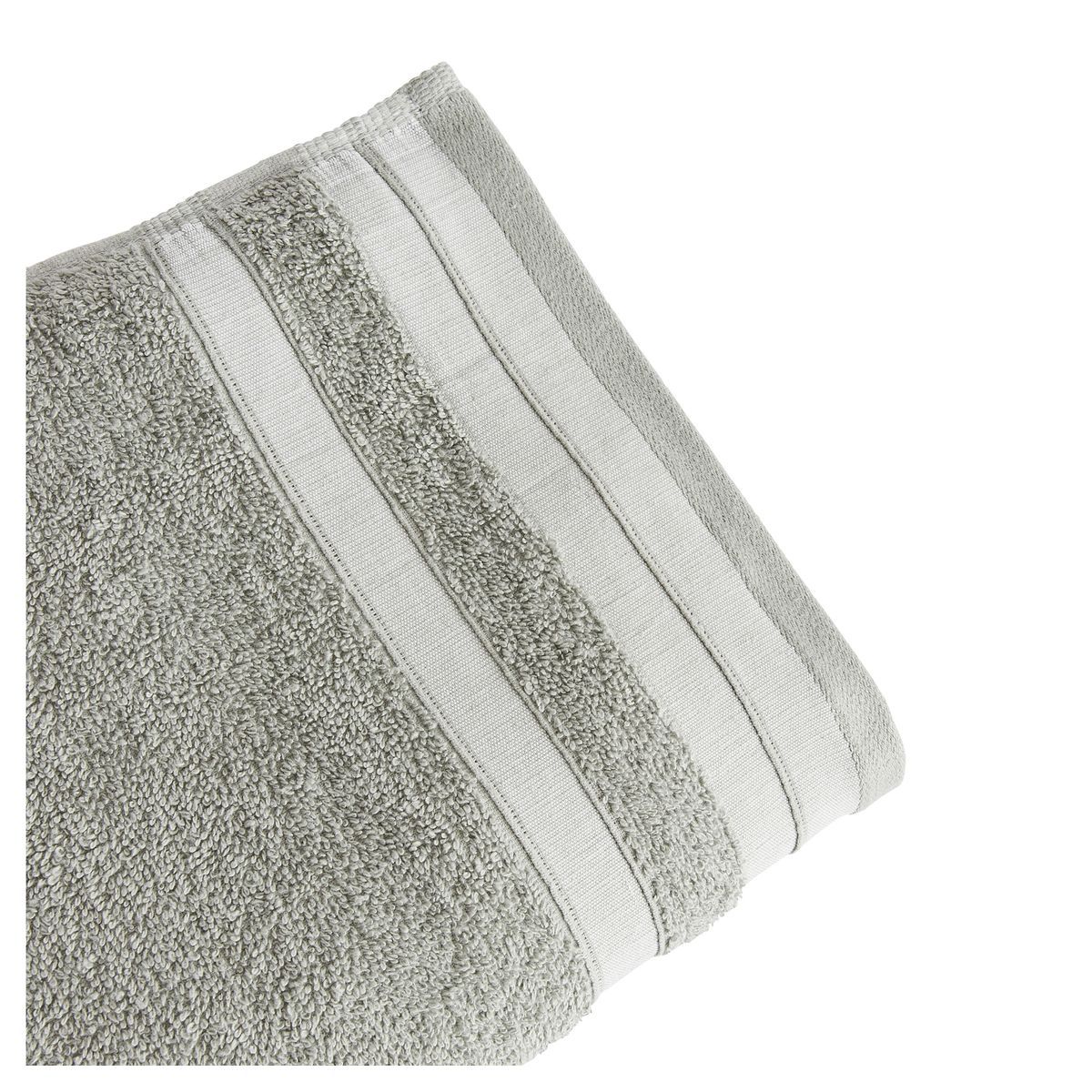 ACTUEL Serviette de toilette unie en polycoton recyclé 450 gsm