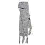 Pieces Écharpe e Femme Pieces Nilea. Coloris disponibles : Gris