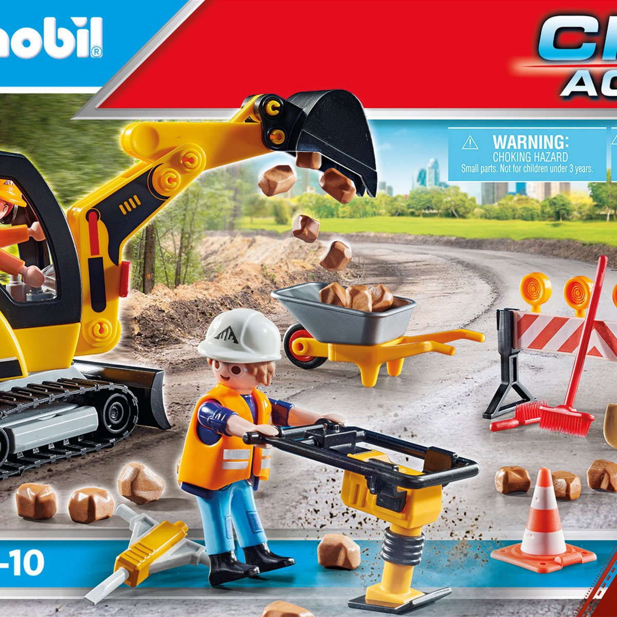 PLAYMOBIL 71045 Ouvriers de voirie