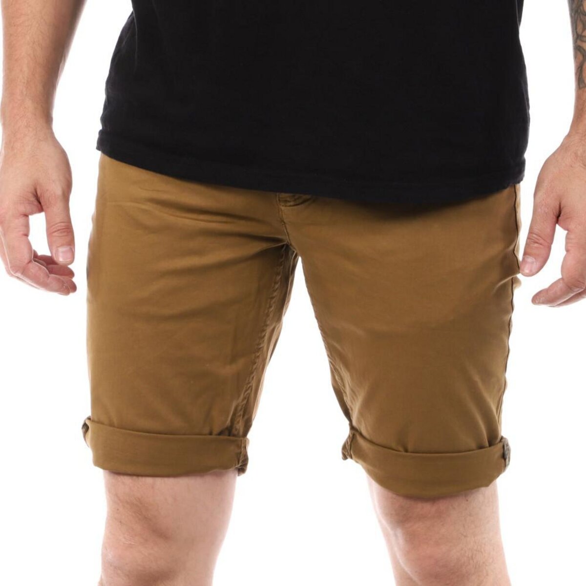 Short Marron Homme C17 Eddy pas cher Auchan