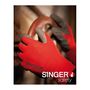 Voir la diapositive 3 : Singer Gants tricot polyamide enduit latex rouge gris T8 SINGER NYM15LG 8
