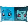Voir la diapositive 1 : Pokemon Coussin double face - Carré - POKEMON - Pikachu et Starter - Microfibre - 60 x 40 cm