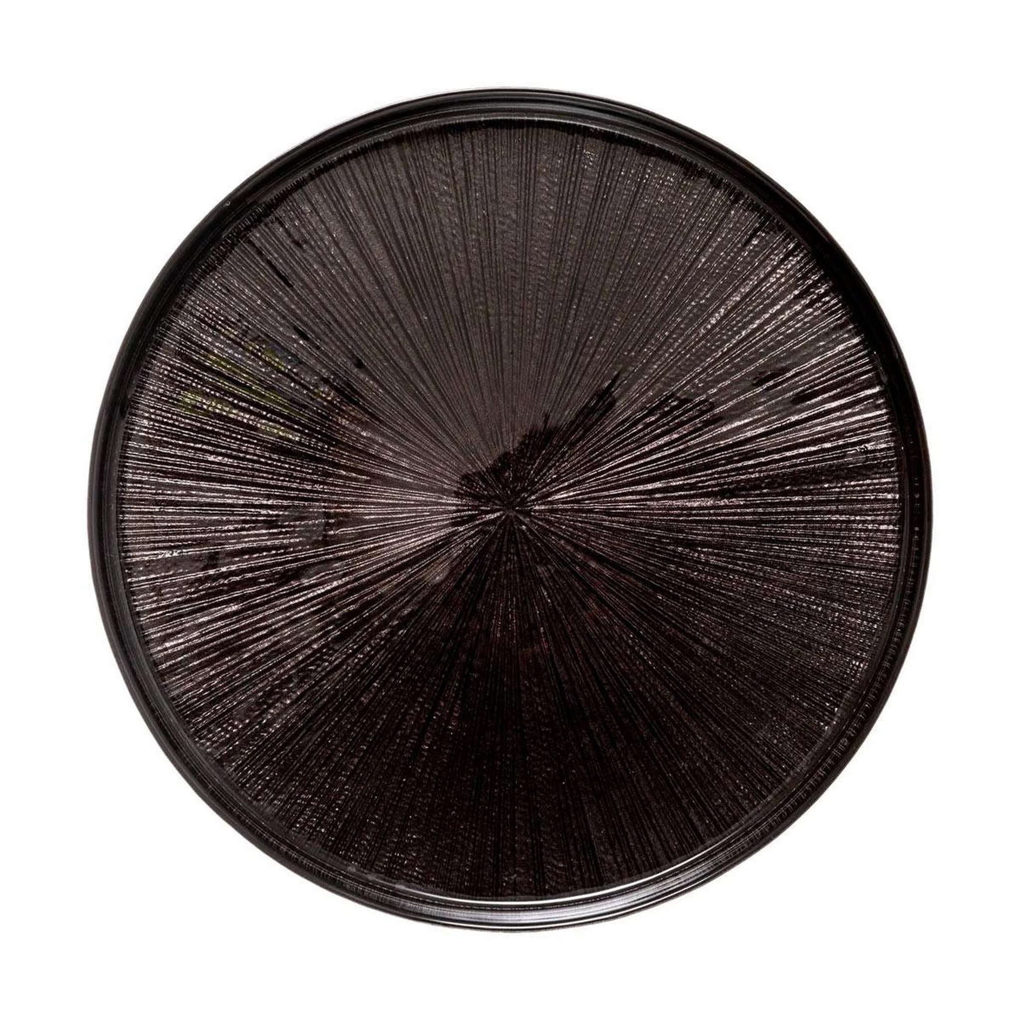SECRET DE GOURMET Lot de 6 assiettes plates  astra  28cm noir
