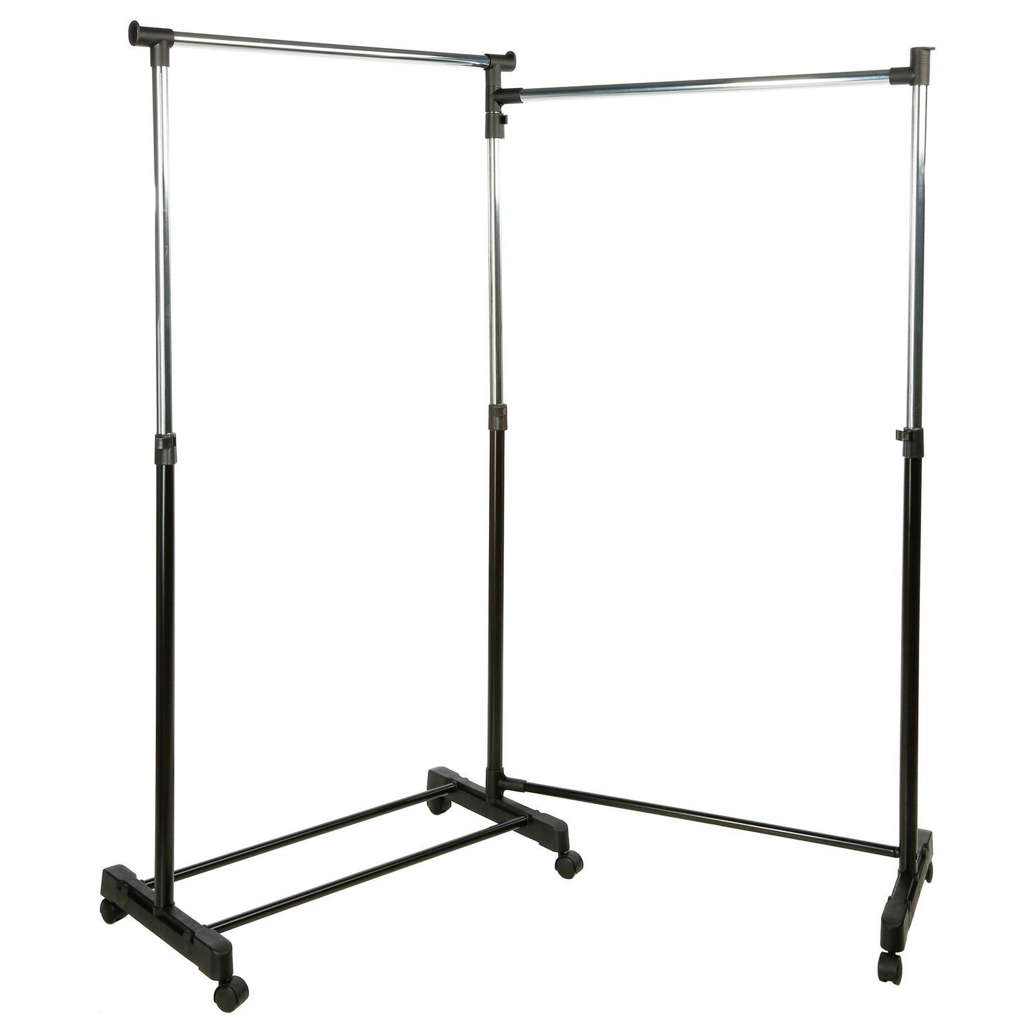 Voir la diapositive 1 : ID SPACE Penderie d'angle mobile - 88/162 x H. 107/168 cm