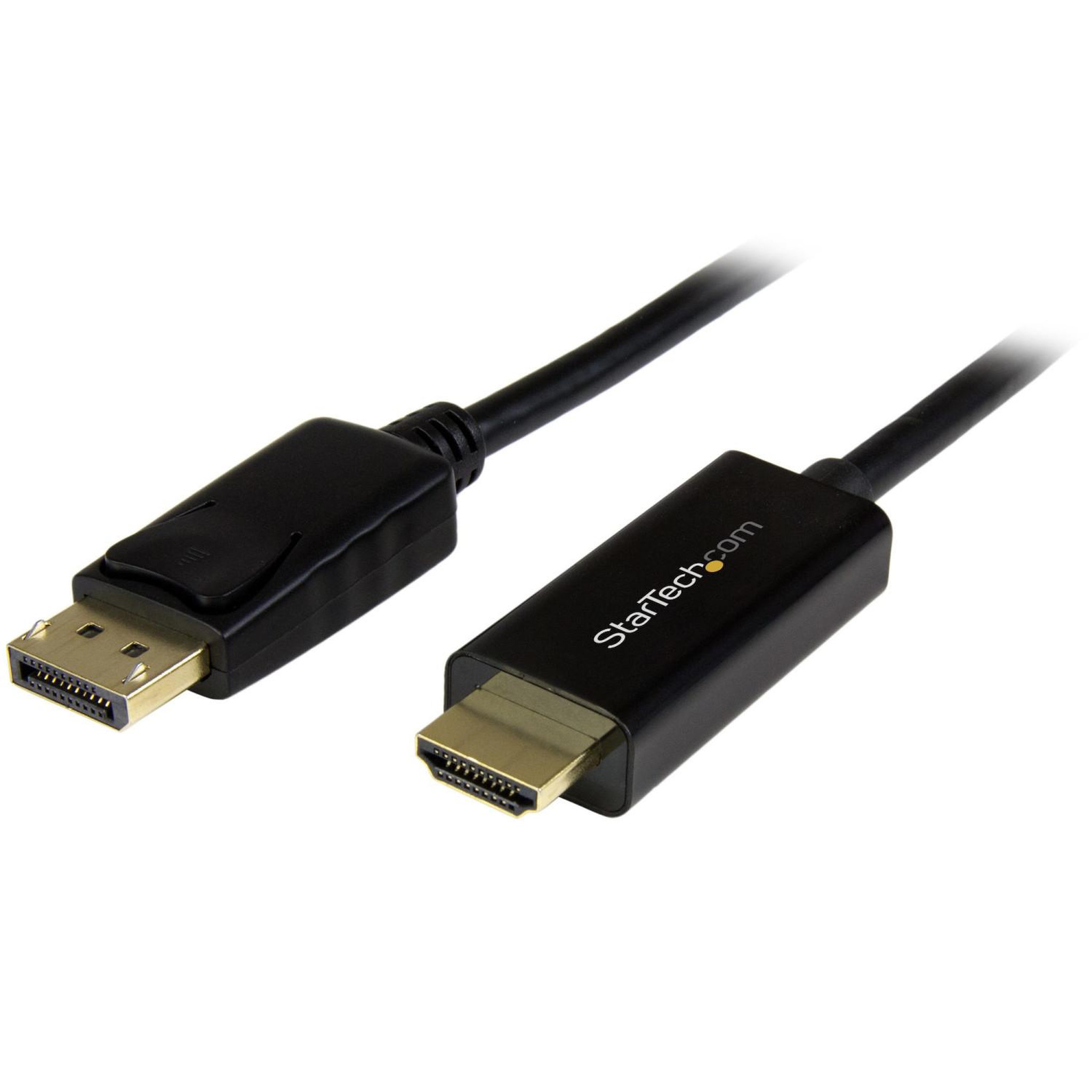Voir la diapositive 2 : Startech Câble adaptateur StarTech 2m DisplayPort vers HDMI 4K