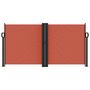 Voir la diapositive 3 : VIDAXL Auvent lateral retractable terre cuite 120x600 cm
