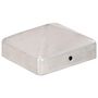 Voir la diapositive 3 : VIDAXL Bouchons de poteau de cloture 6 pcs Metal galvanise 71x71 mm