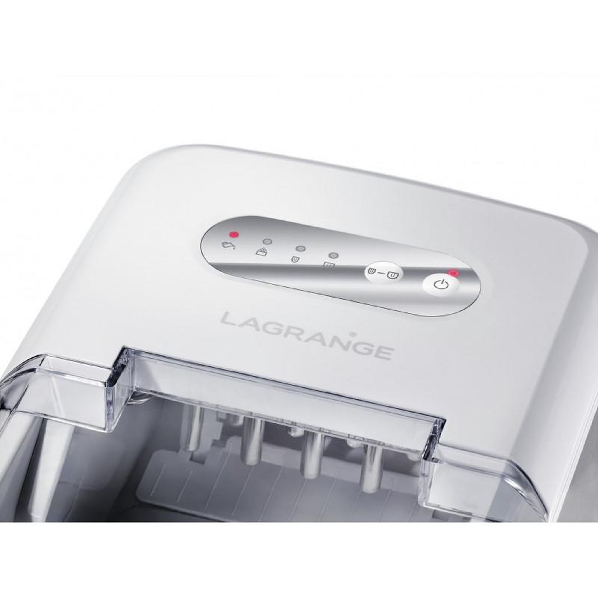 Voir la diapositive 4 : LAGRANGE Machine à glaçons 120w 12kg/24h avec nettoyage automatique inox - 489002
