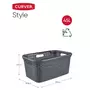 CURVER Curver Panier a linge Style 45 L Anthracite