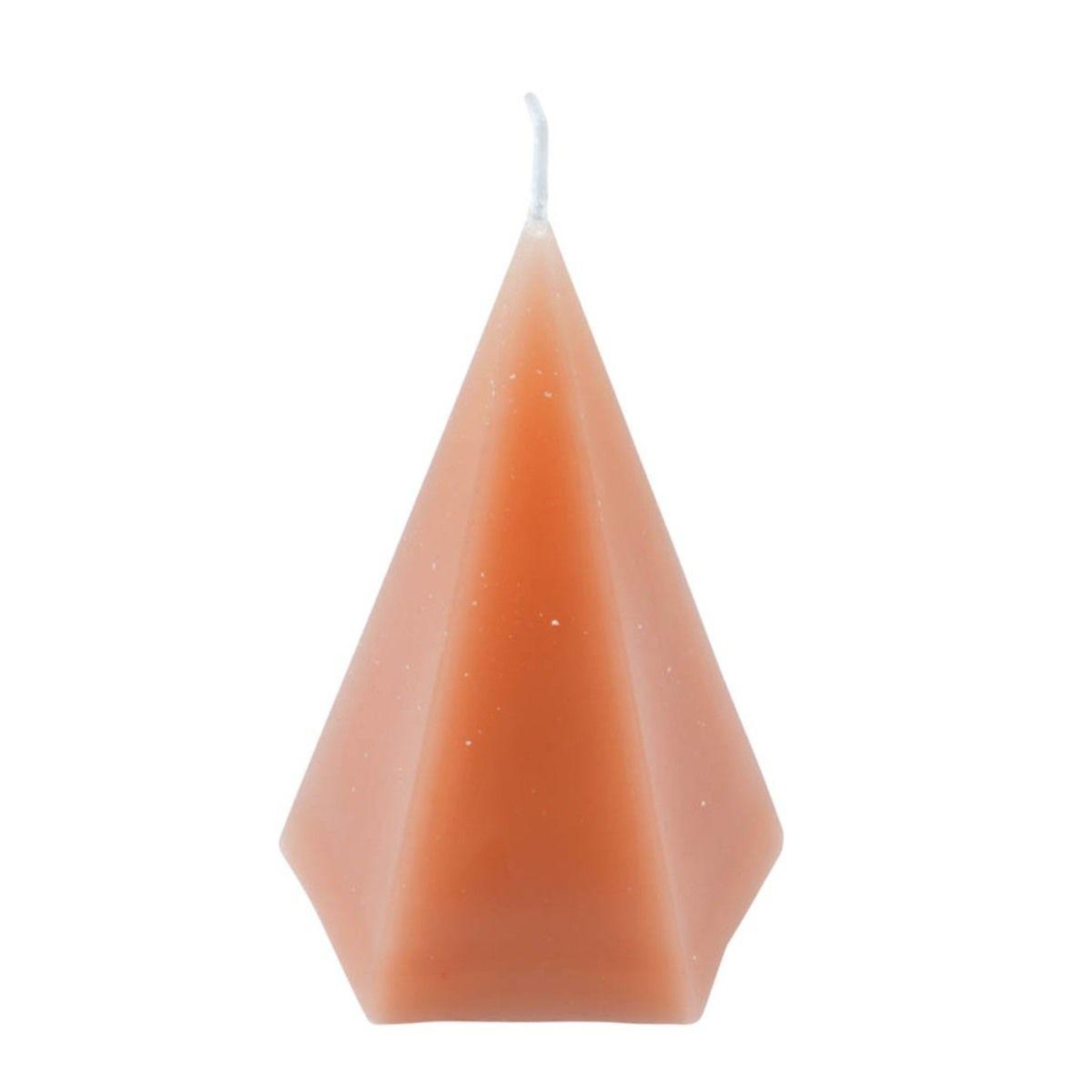 HOMEA Bougie déco pyramide  arty  12cm blush