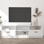 Voir la diapositive 1 : VIDAXL Meuble TV Blanc 150x33,5x45 cm Bois d'ingenierie
