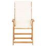 Voir la diapositive 2 : VIDAXL Chaises inclinables de jardin lot de 2 Bois solide d'acacia