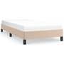 Voir la diapositive 2 : VIDAXL Cadre de lit sans matelas cappuccino 80x200 cm similicuir