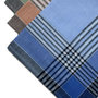 Voir la diapositive 2 : VANDERSICKEL Lot de 12 mouchoirs Homme 38x38cm 100% coton