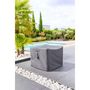 Voir la diapositive 2 : HESPERIDE Housse de protection pour fauteuil S HAMBO - 75 x 75 x 100 cm - Gris