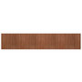 Voir la diapositive 2 : VIDAXL Tapis rectangulaire marron 80x400 cm bambou