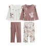 Voir la diapositive 1 : Petit Béguin Lot de 2 pyjamas enfant 2 pièces Sora