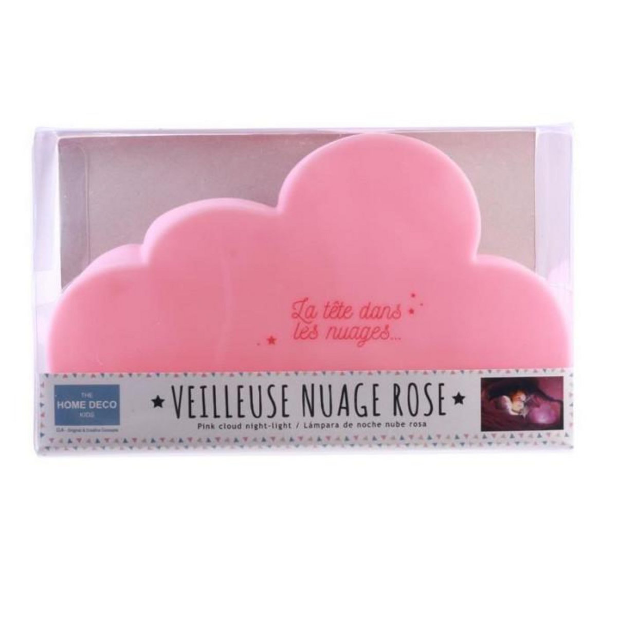 Paris Prix Veilleuse Enfant à Poser  Nuage  25cm Rose