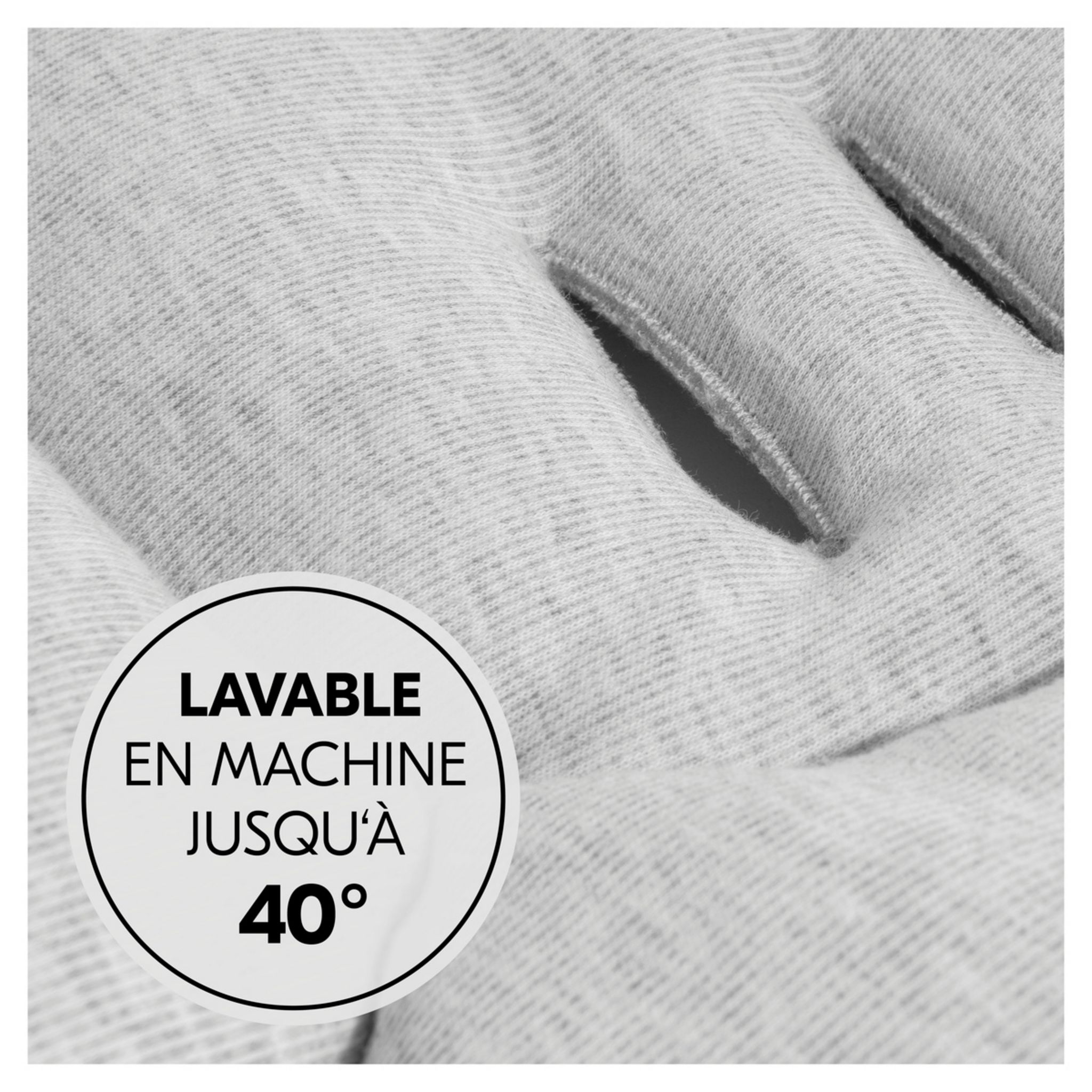 HAUCK Poussette citadine Rapid 4 Noir + sur-assise pour poussette Pushchair Seat Liner Light Gris