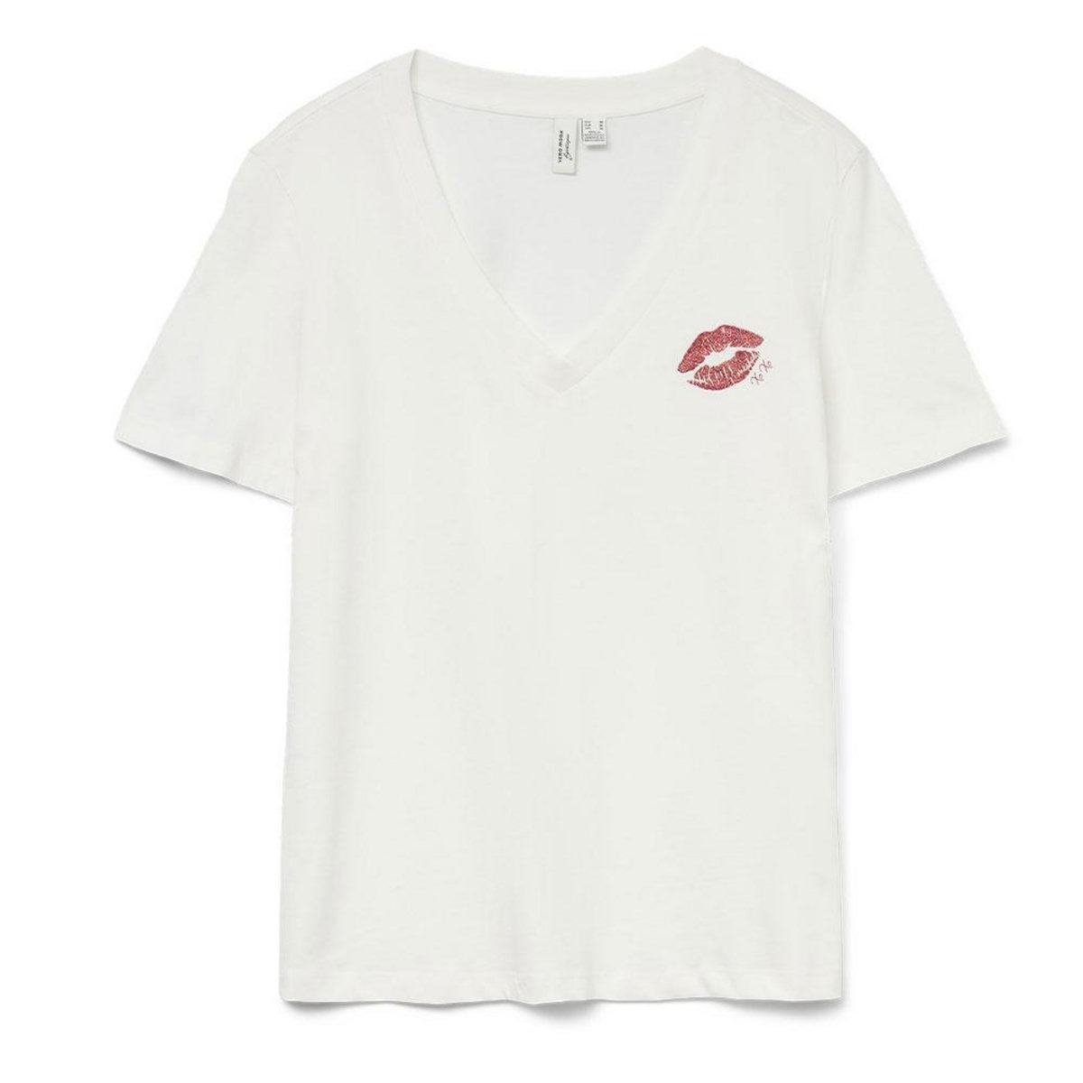 Vero Moda T-Shirt Blanc Femme Vero Moda Feyola