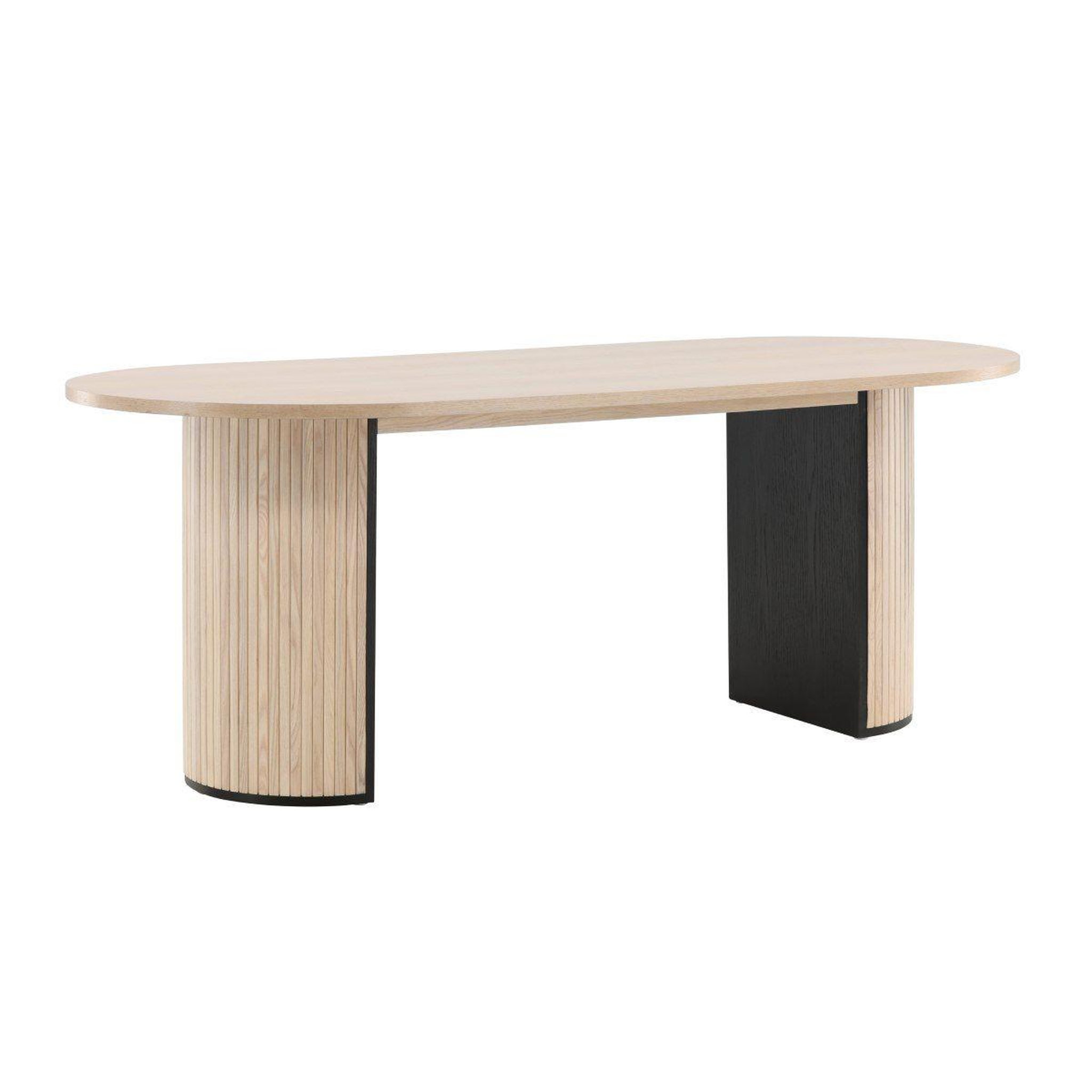 Paris Prix Table à manger ovale  bianca  200cm naturel