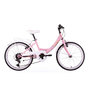 Voir la diapositive 1 : DISCOVERY ADVENTURES Vélo enfant (120/140 cm) - Modèle 20'' Fille  Discovery Adventures - Fourche rigide - 6 vitesses - Dérailleur Shimano - Freins V-Brake - Porte Bagages