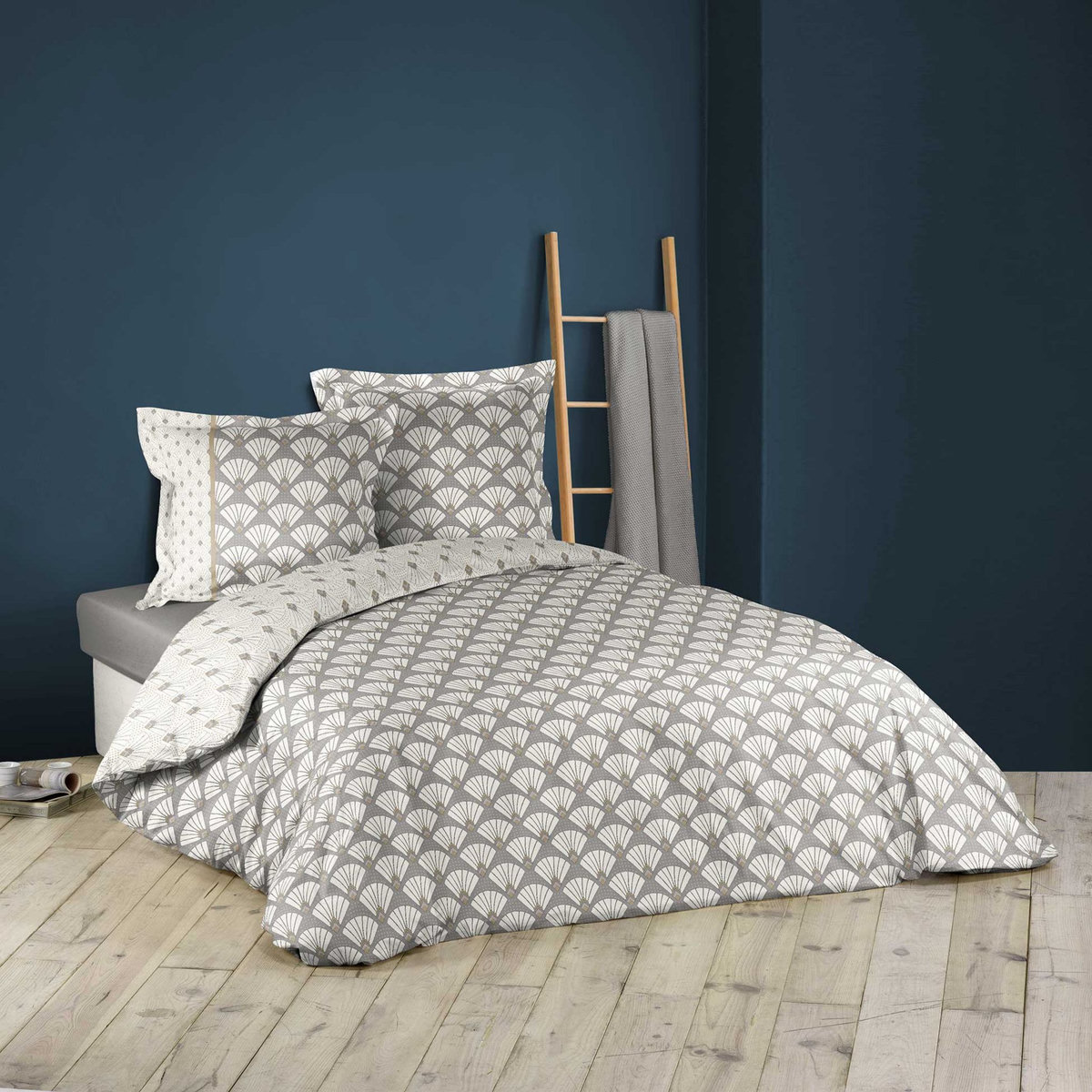 Parure housse de couette coton 42 fils CHIC