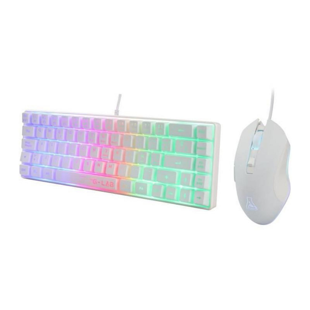 THE G-LAB Pack Gamer 2 en 1 - THE G-LAB - COMBO HYDRO - Souris Filaire - Clavier Filaire