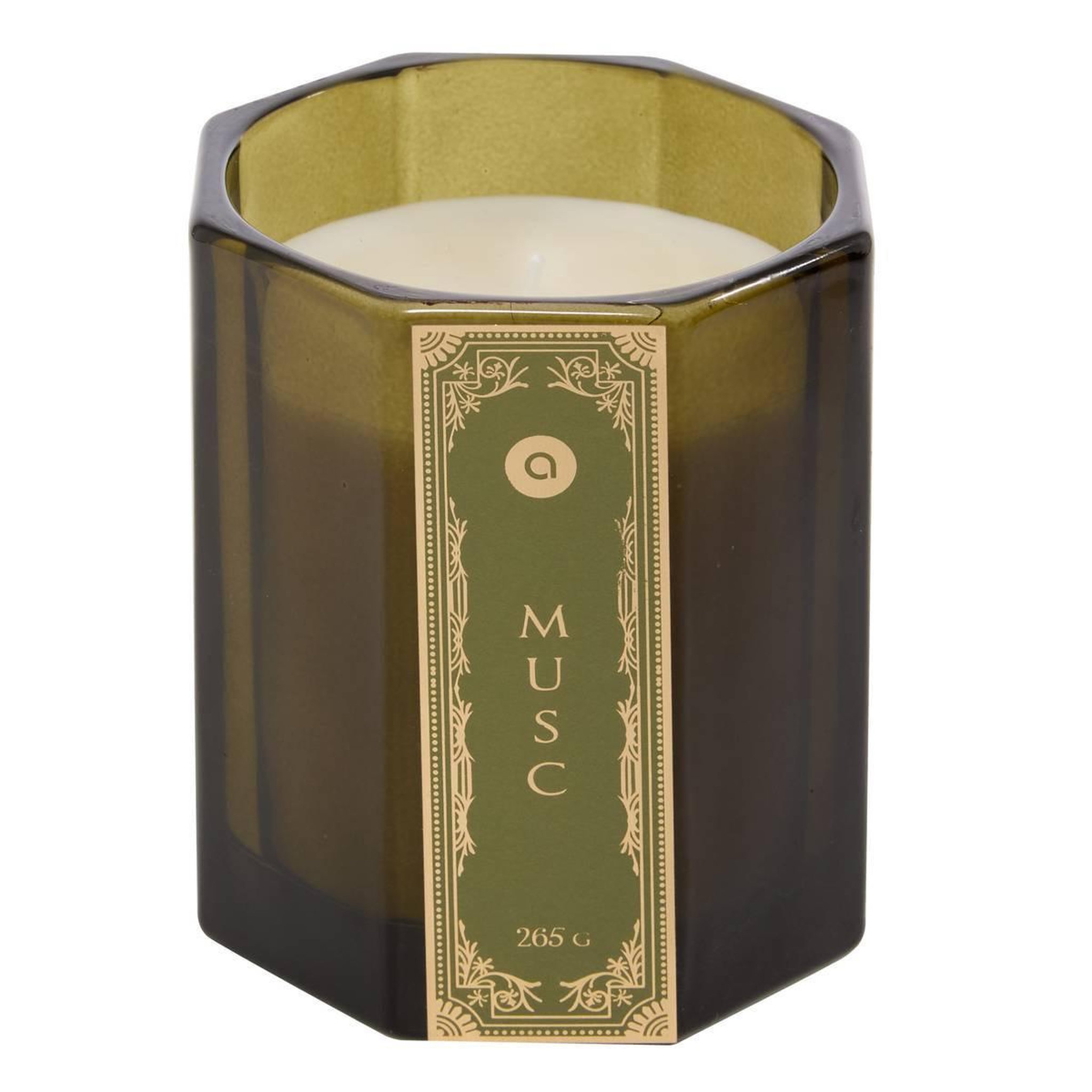 ATMOSPHERA Bougie parfumée hexagonale  lucien  265g musc