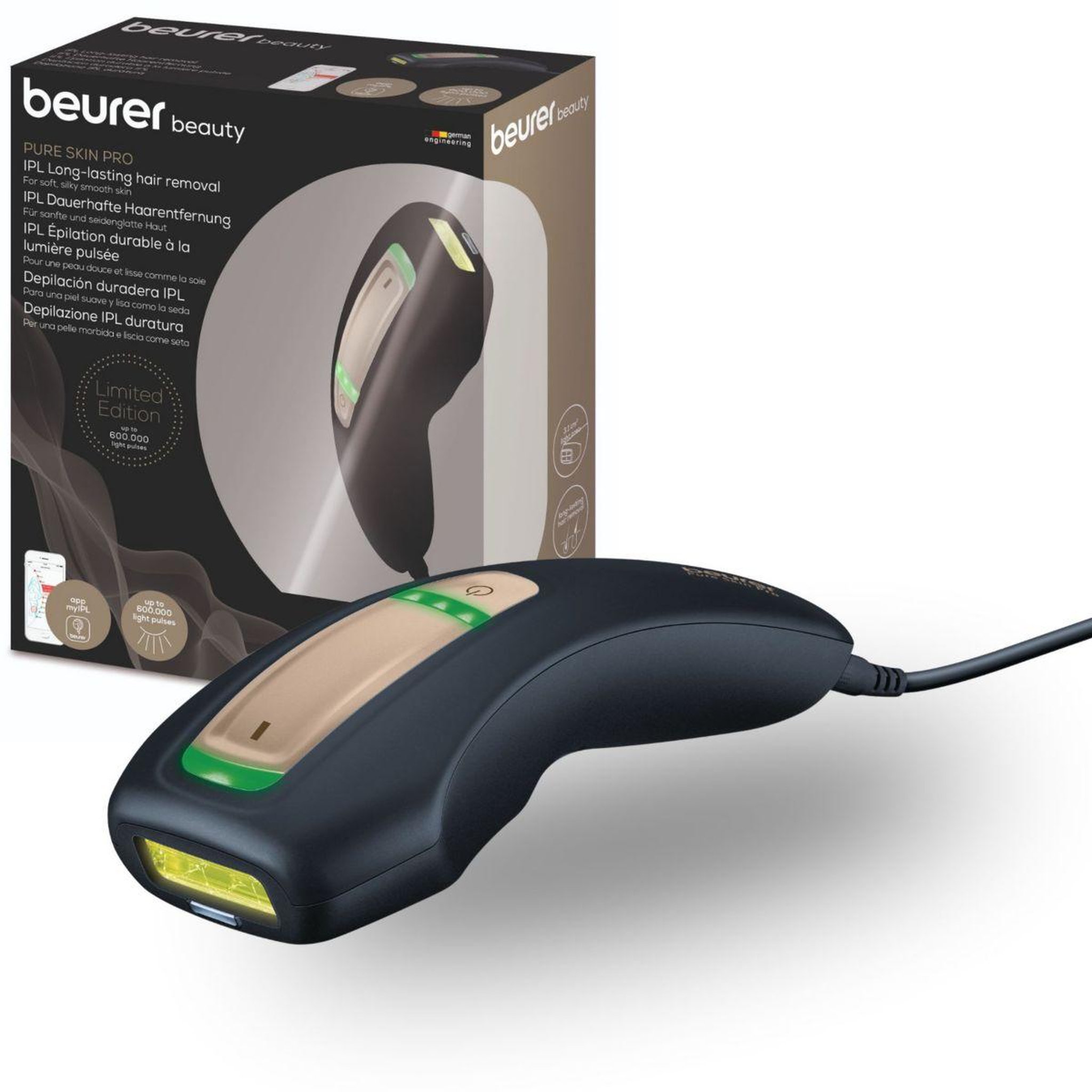 Beurer Epilateur lumière pulsée ipl 5800 - 600 000 flashs