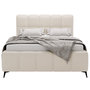 Voir la diapositive 1 : BEST MOBILIER Paulito - lit coffre - 160x200 cm - sommier inclus - en tissu bouclette