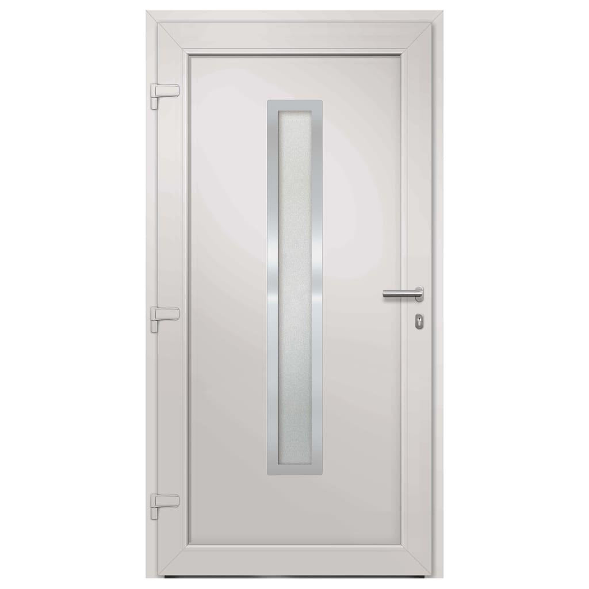 Voir la diapositive 5 : VIDAXL Porte d'entree Anthracite 108x208 cm