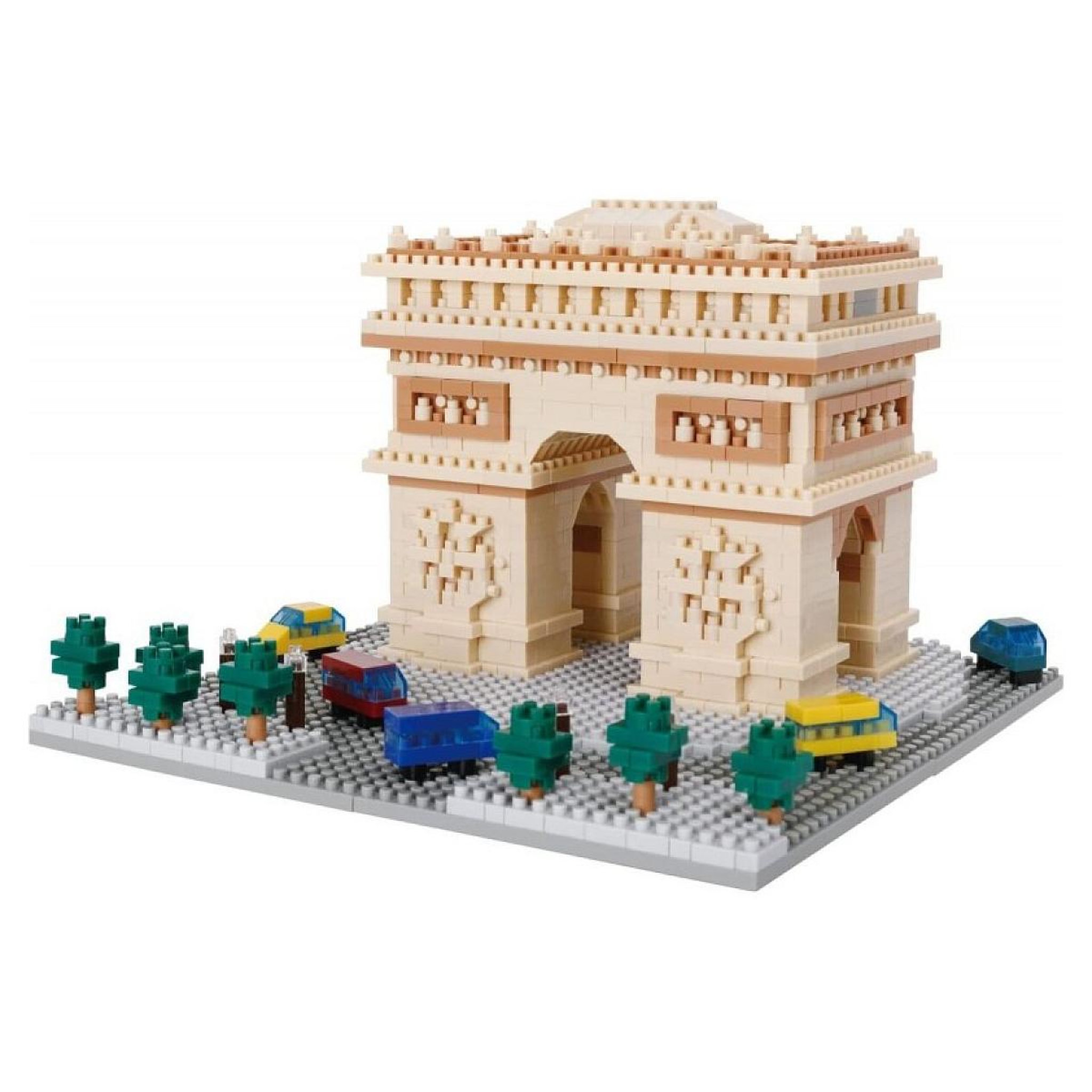 Voir la diapositive 2 : BANDAI Nanoblock Arc de Triomphe - 1560 pcs