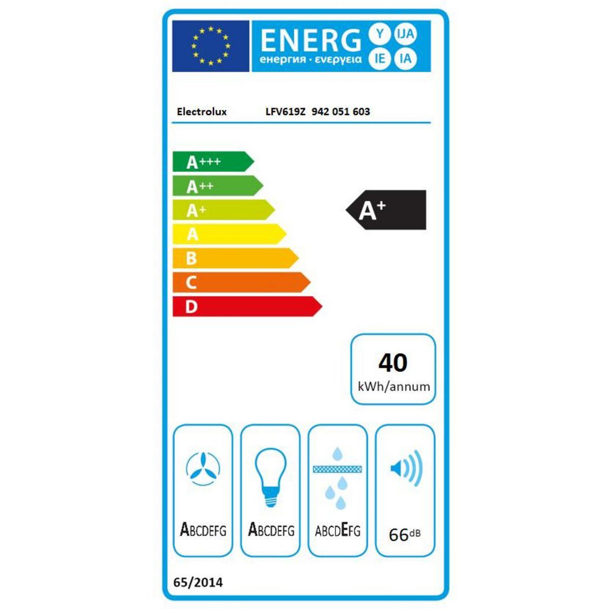 Voir la diapositive 6 : ELECTROLUX Hotte décorative murale cfg526r