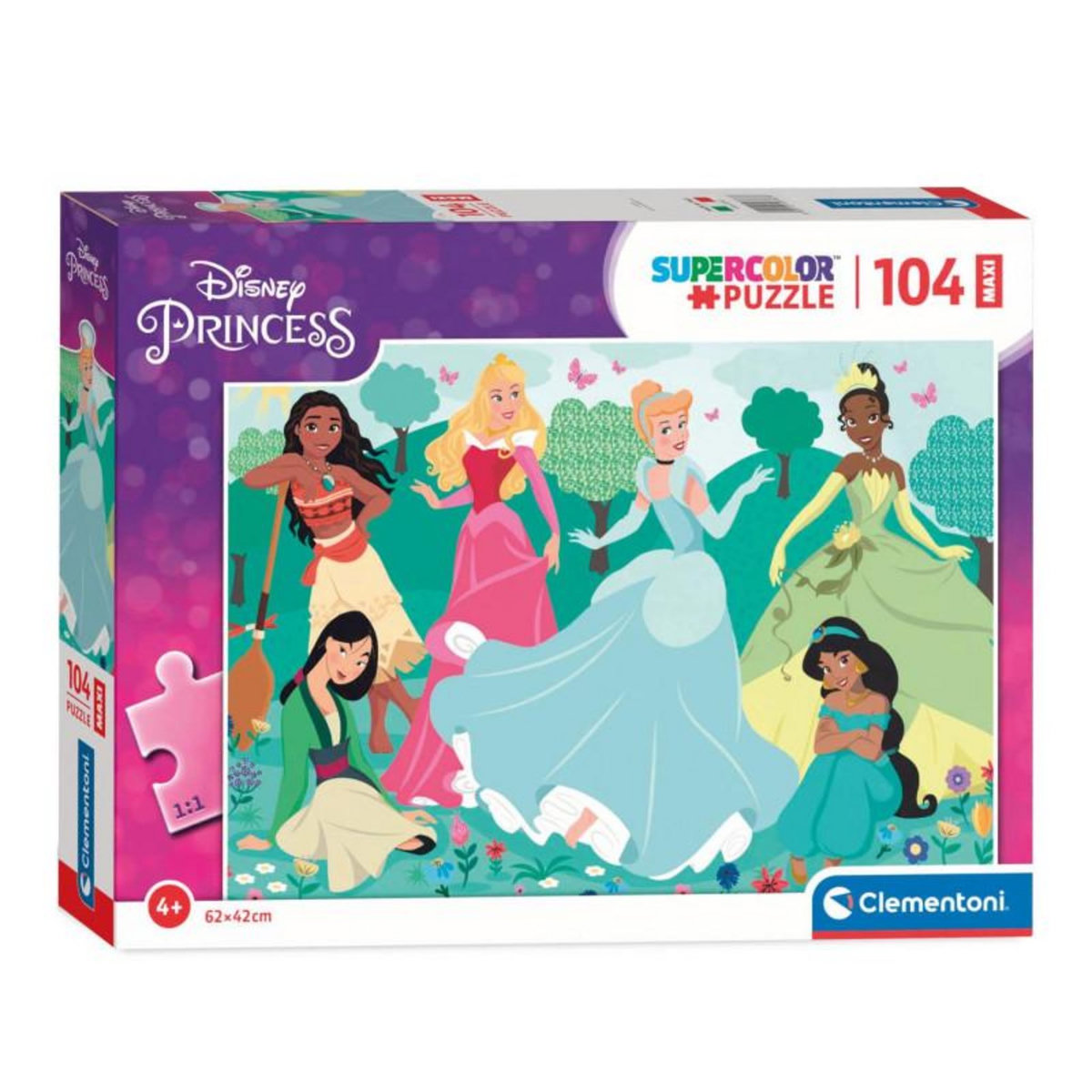 CLEMENTONI Clementoni Maxi Puzzle Disney Princess, 104pcs. 23767